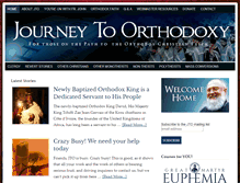 Tablet Screenshot of journeytoorthodoxy.com